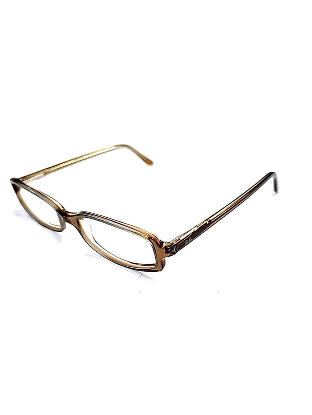 Ray Ban RB5006 2002 Brown Rectangle Eyeglasses Frame 50-17 135 Italy